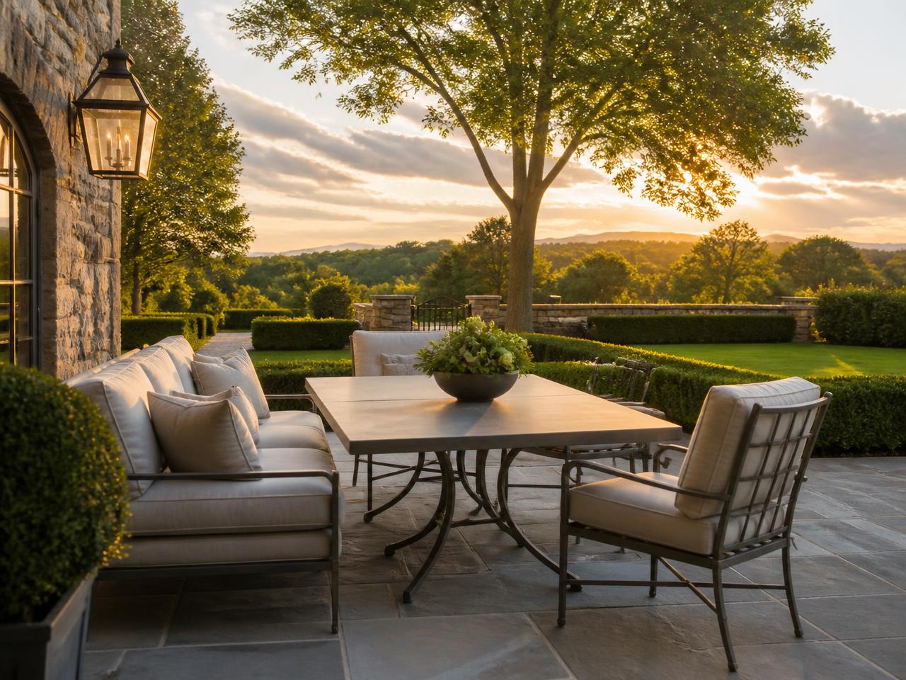 Representative imagery — outdoor living